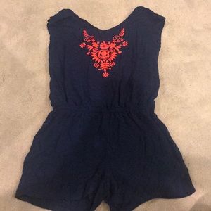 Children's place girls size 5/6 romper!